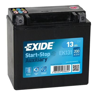 Obrázok Batéria EXIDE Start-Stop Auxiliary 12V/13Ah/200A